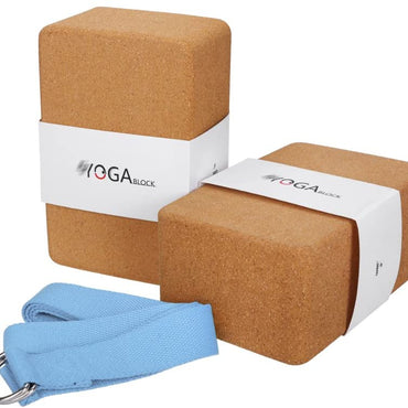 2 Pack Plus Strap Yoga Block