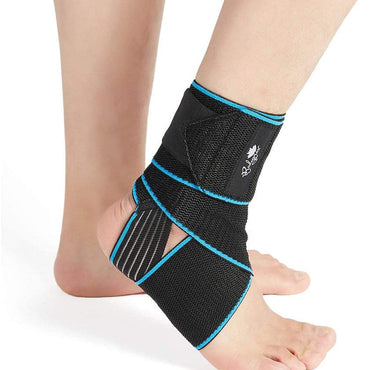 Ankle Support Brace 2 Pack, Adjustable Compression Ankle Braces for Sports Protection, One Size Fits Most for Men & Women