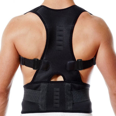 Women Men Support Magnetic Back Shoulder Brace
