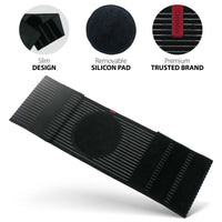 ORTONYX Umbilical Hernia Belt for Women and Men - Abdominal Support Binder with Compression Pad - Navel Ventral Epigastric Incisional and Belly Button Hernias Surgery Prevention Aid (Small - Medium)