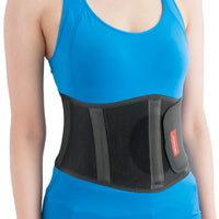 ORTONYX Ergonomic Umbilical Hernia Belt for Men and Women - Abdominal Support Binder with Compression Pad - Navel Ventral Epigastric Incisional and Belly Button Hernias and Surgery Brace - S/M