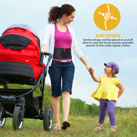 ORTONYX Umbilical Hernia Belt for Women and Men - Abdominal Support Binder with Compression Pad - Navel Ventral Epigastric Incisional and Belly Button Hernias Surgery Prevention Aid (Small - Medium)