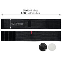 ORTONYX Umbilical Hernia Belt for Women and Men - Abdominal Support Binder with Compression Pad - Navel Ventral Epigastric Incisional and Belly Button Hernias Surgery Prevention Aid (Small - Medium)