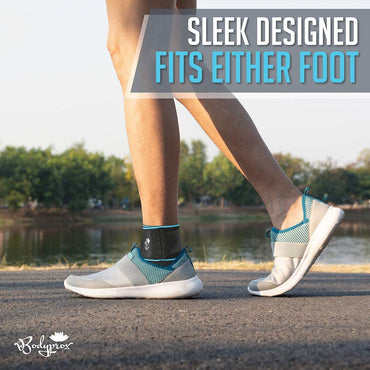 Ankle Support Brace 2 Pack, Adjustable Compression Ankle Braces for Sports Protection, One Size Fits Most for Men & Women