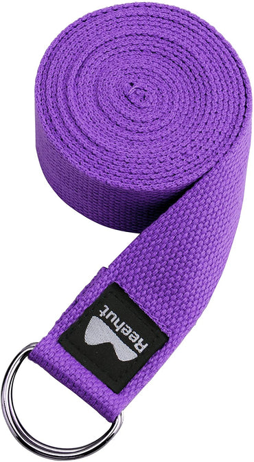 Yoga Strap Adjustable D-Ring Buckle 