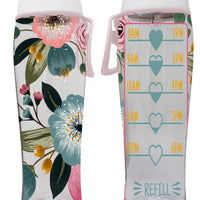  Reusable Water Bottle with Time Marker 