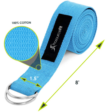 Metal D-Ring Yoga Strap